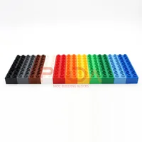 2x8 3pcs/lot big Brick DIY Classic Education Building Blocks Compatible With Lego Large Bricks plastic Toys For Children 5