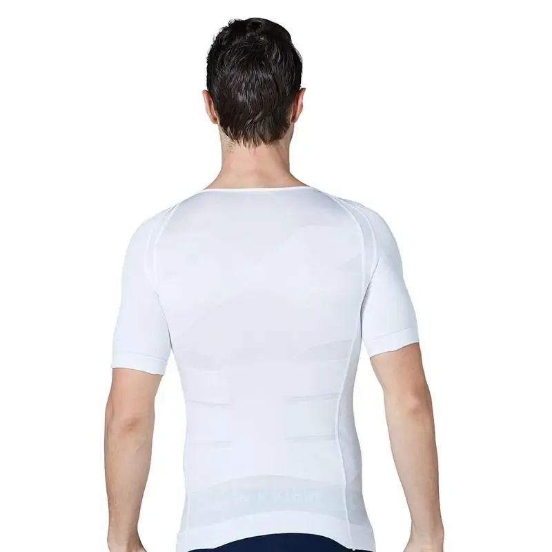 Description Picture 4 of itemMen's Chest Compression Shirt Top Slimming Shapewear Fat Burn Fitness Top Posture Vest Male Belly Abdomen Slim Undershirts Tank