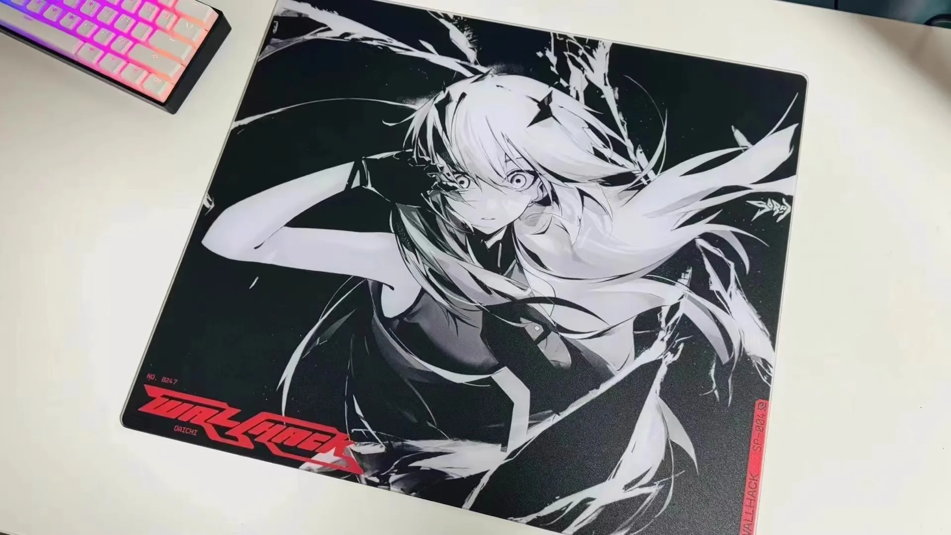 Frenzy SORA/Faith Yume Mousepad 490x430mm Glass Mousepad WALLHACK