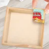 4 Pcs 3d Puzzle Storage Tray Toy Wooden Organizer Sorting Trays for Mat Toddler Blocks Toys Home Child Puzzles 4