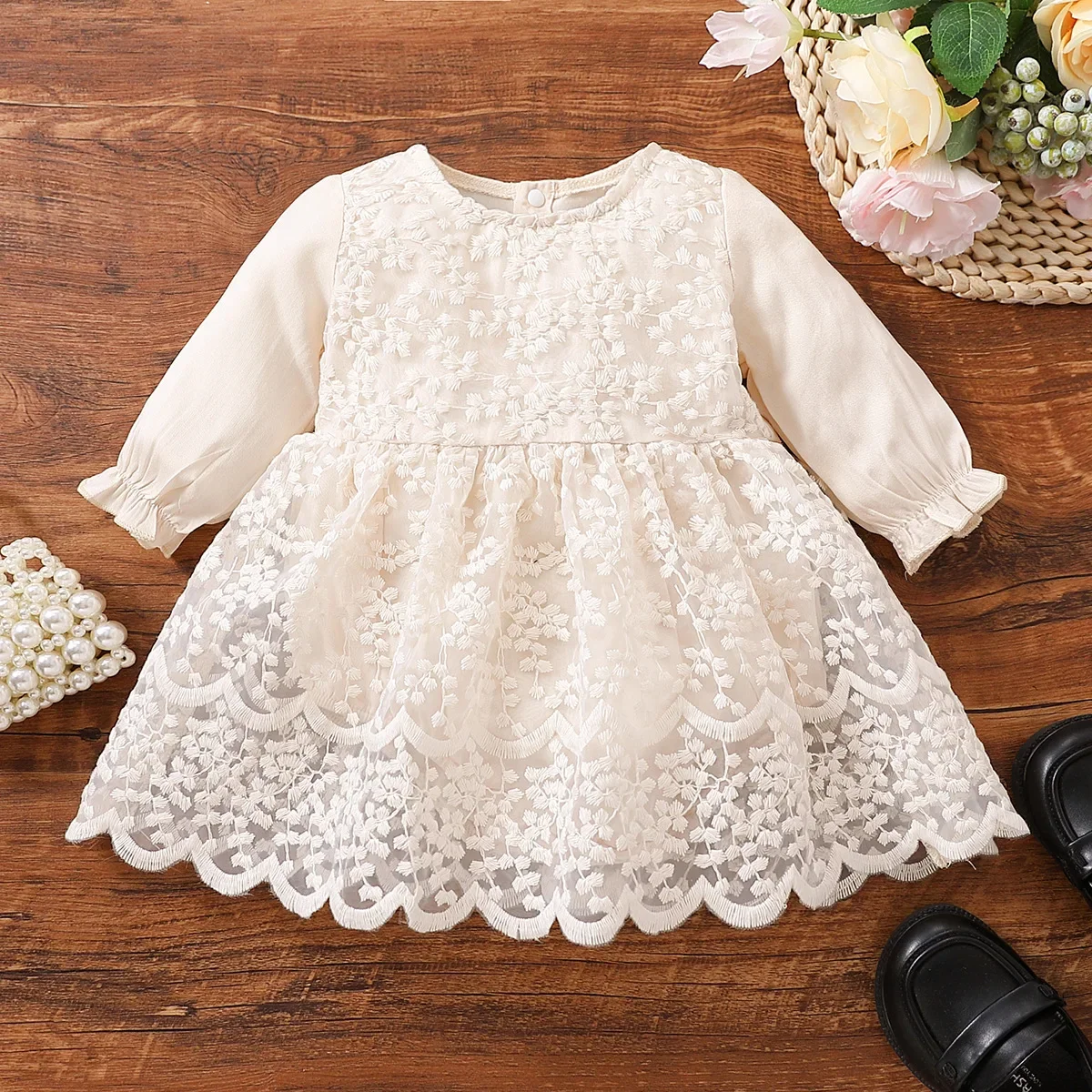 Children Spring Autumn European Style Rhinestone Embellished Jumpsuit Baby Girls Clothes Infant Mesh Sleeveless Shirt
