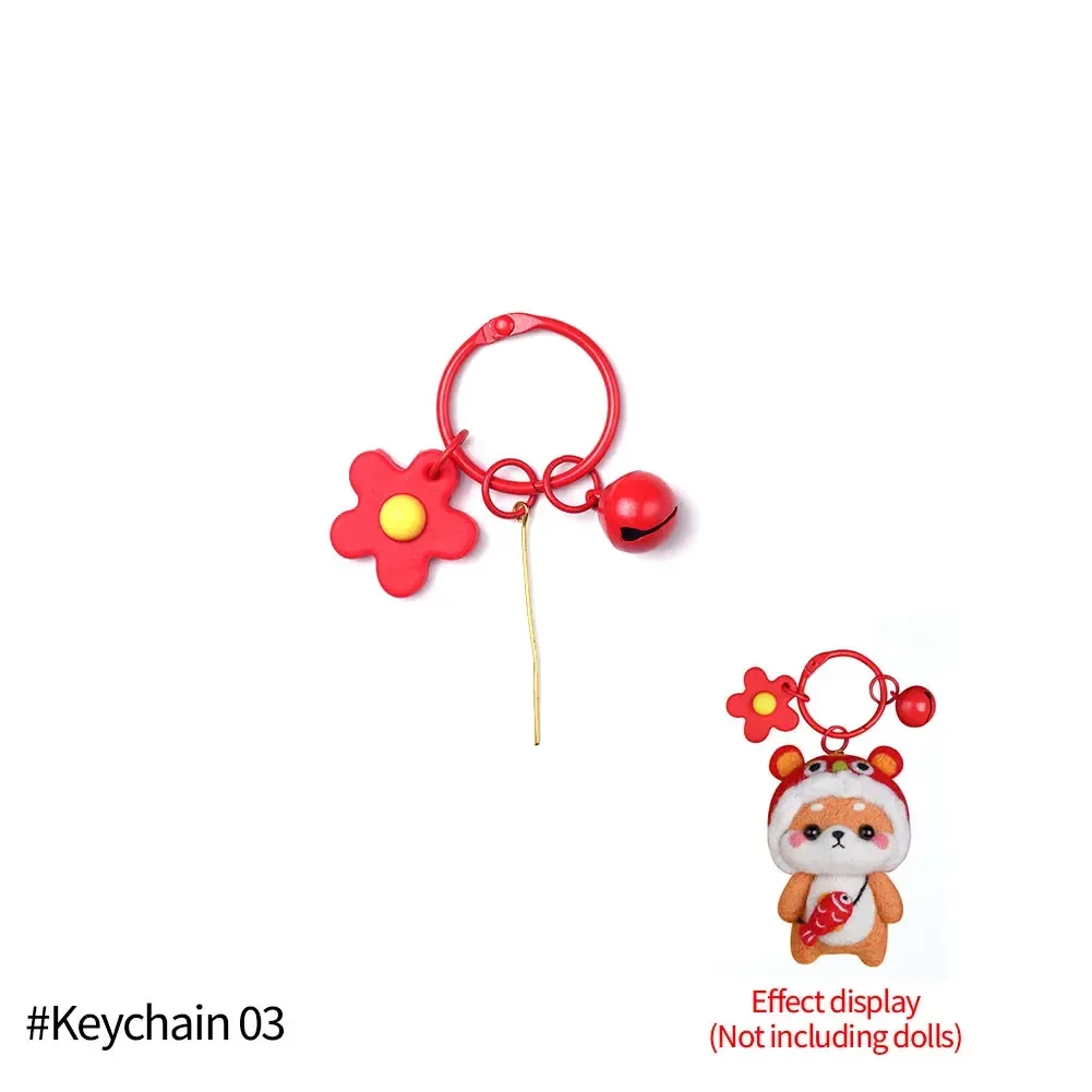 Sevimli Yün Keçe Paket Malzemesi Hayvan El Yapımı Oyuncak Bitmemiş DIY Sanat El Sanatları İğne Işi Iplik Iğne Keçe Başlangıç Kiti