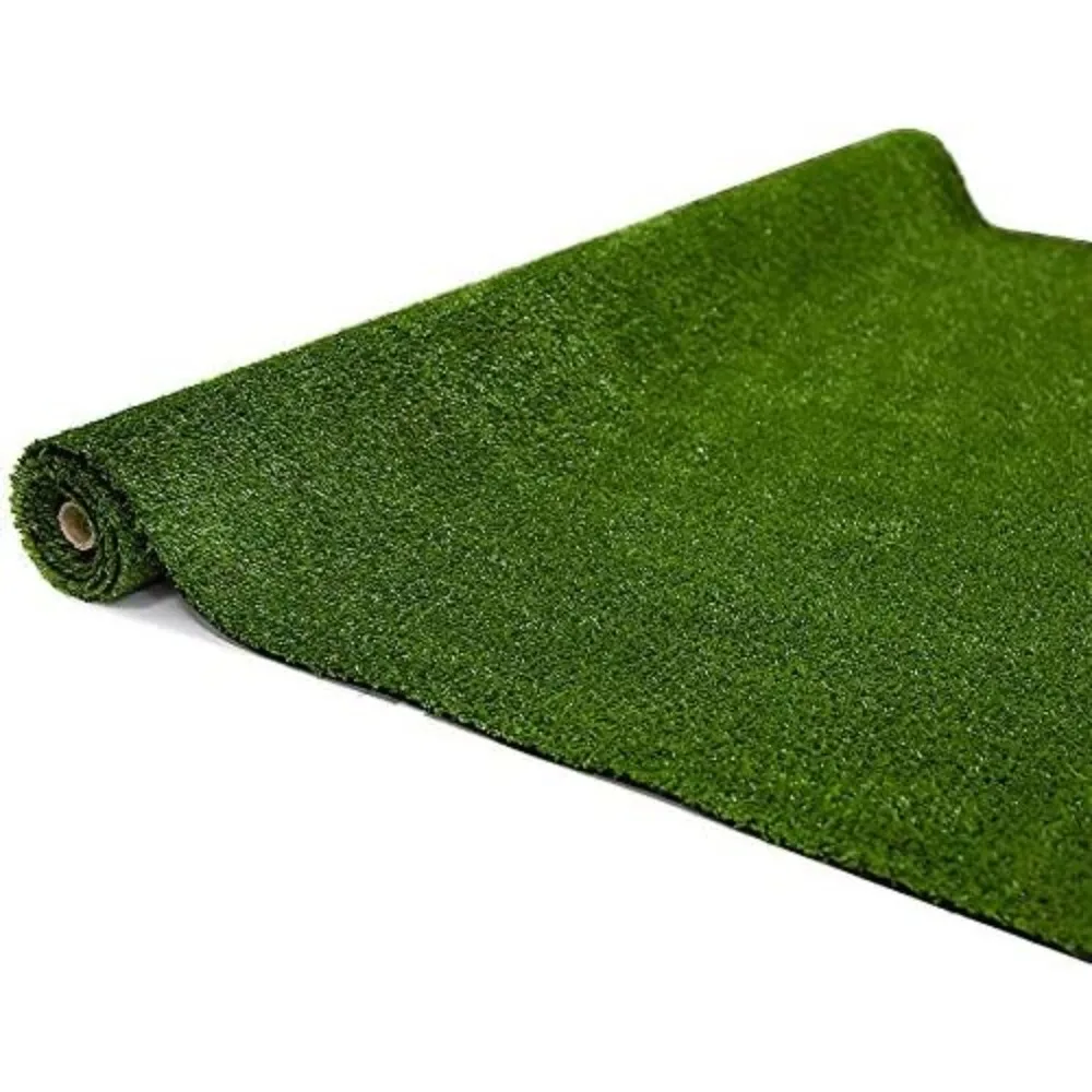8'x26'【 Customize 】 Synthetic Turf Rug Grass Height 0.4" Green Fake, Artificial Lawn