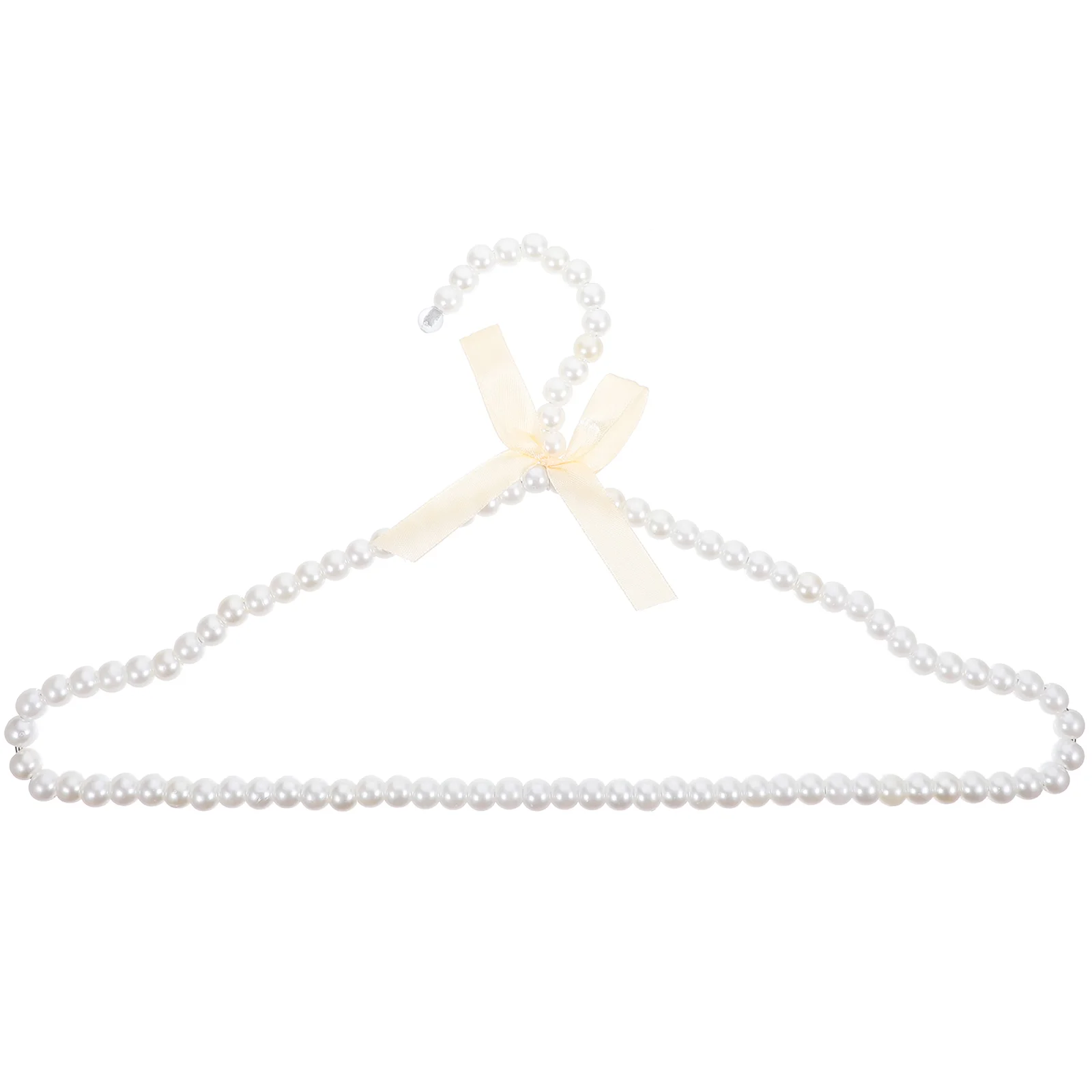 

Pearl Clothes Hanger Decorative Fake Pearl Beads Garment Hanger European Style Clothes Rack