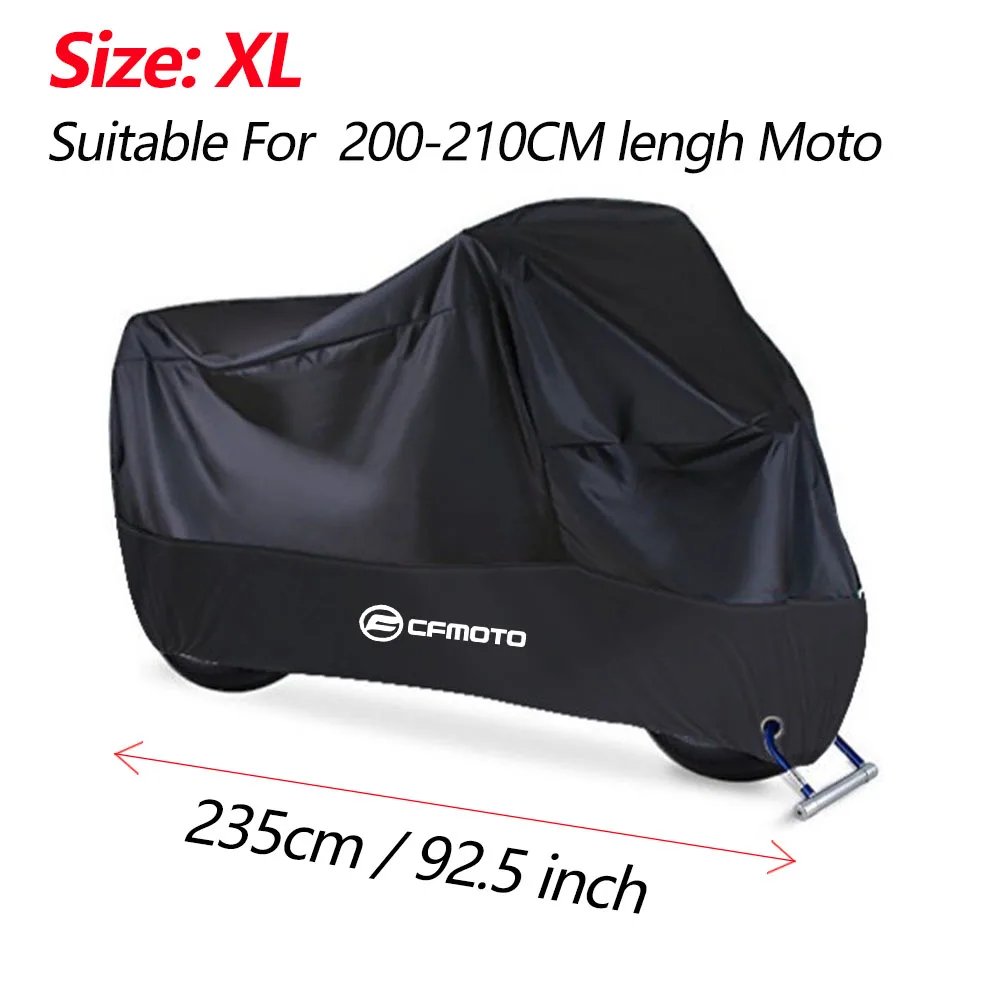 Premium Waterproof Outdoor Motorcycle Cover - UV Protection & Dust/Rain Shield
