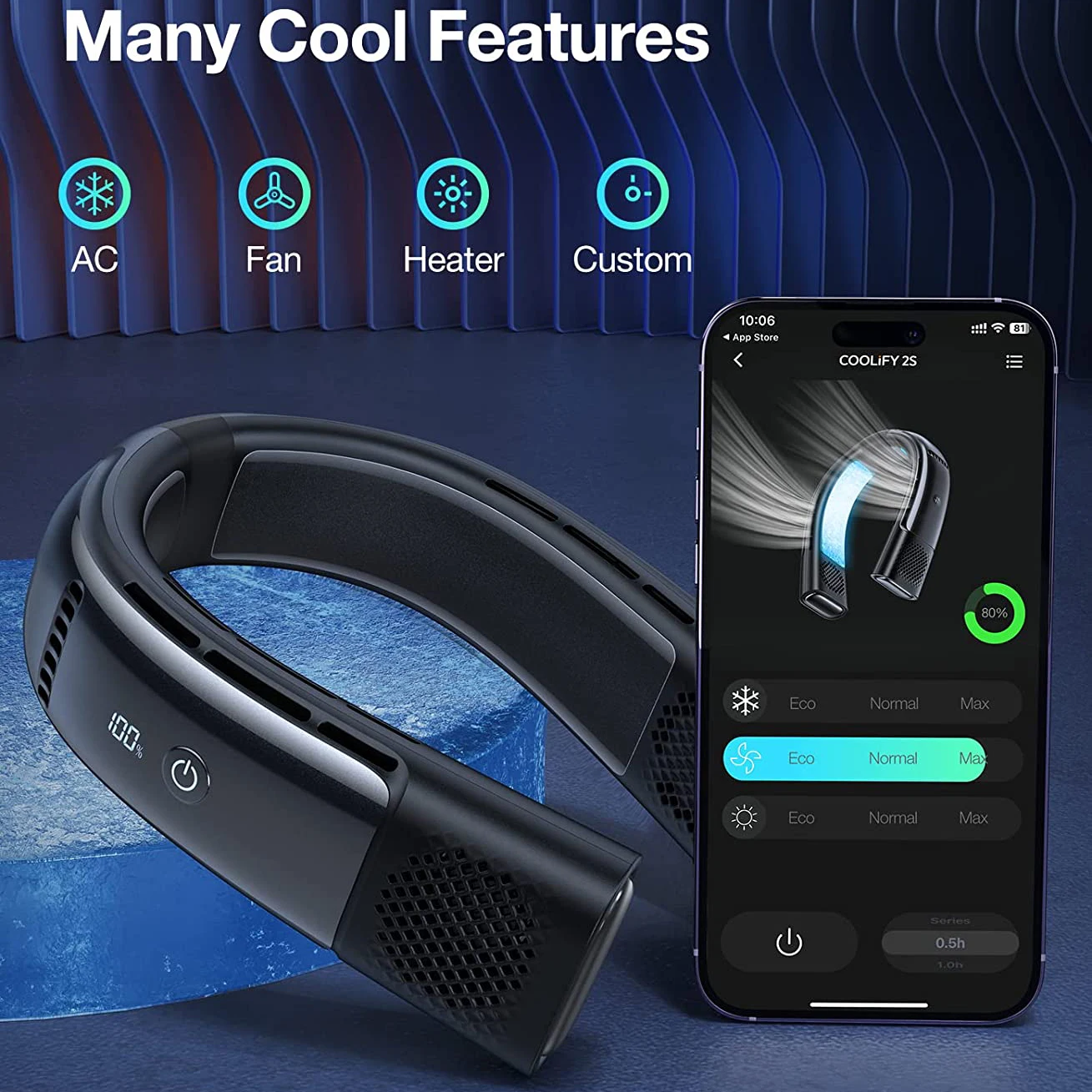 その他 TORRAS COOLiFY 2S Amazon.com: TORRAS COOLIFY 2S Neck Air Conditioner, Portable