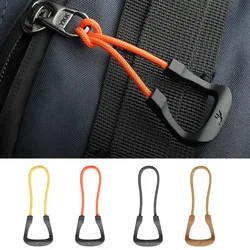 Rhinowalk Zipper Puller for Bags - Available in Multiple Quantities & Colors (Orange - 2pcs)