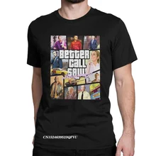 Better Call Saul Camiseta de algodón para hombre, ropa clásica divertida de doctor, humorístico, Harajuku, cuello redondo