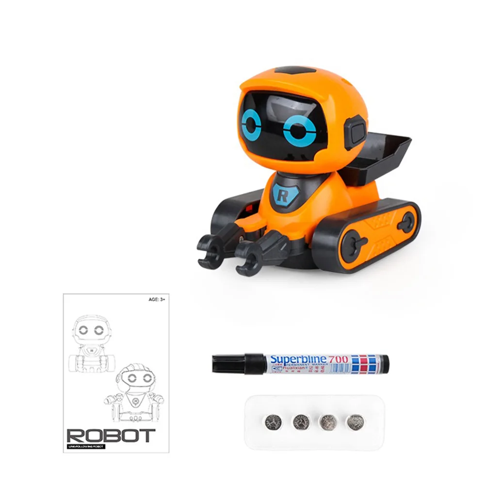 Smart Line Tracking Robot Toy With Sound Effects For Children_voghion.com