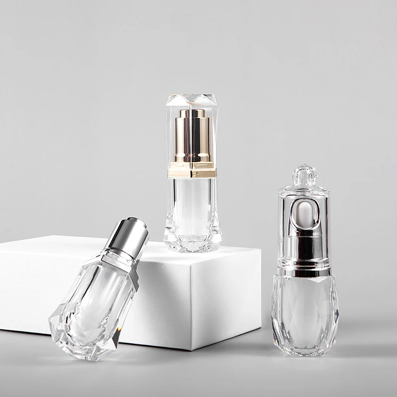 

10ml acrylic push type dropper bottle clear essential oil Aromatherapy Liquid pipette bottle perfume refillable bottles travel