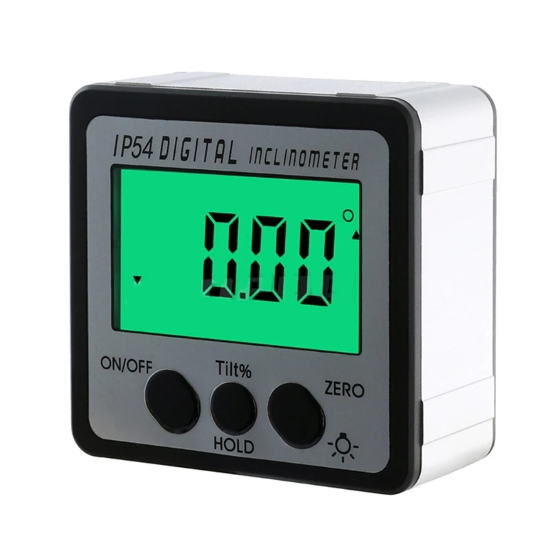 

Digital Protractor IP54 Gauge Inclinometer Display Screen DropShipping