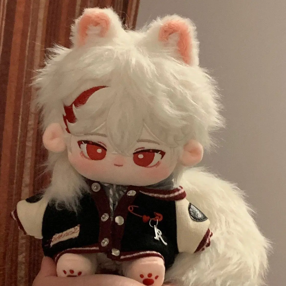 

Kaedehara Kazuha Anime Game enshin Impac Cosplay Plush Stuffed Cotton Body Dress Up Clothes Cotton Plushie Mascot 20cm