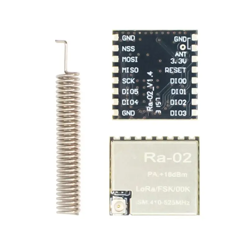 【프로모션】SPI 인터페이스 SX1278 Lora 무선 RF 데이터 전송 모듈 Ra-02 433Mhz 가장 먼 거리 10KM 아두이노 호환 가능