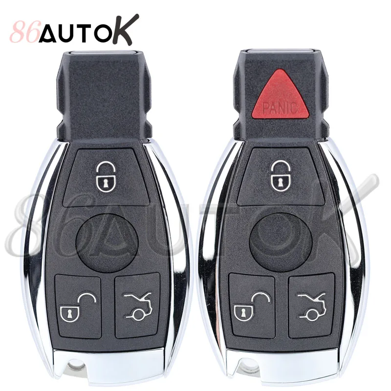Key Case Fob Cover Key Cover Car Key Shell Key Shell for Mercedes Benz A B C E G W Class W203 W204 W205 W210 W211 W212 W221 Auto Replacement Key Car Fob Case Cover