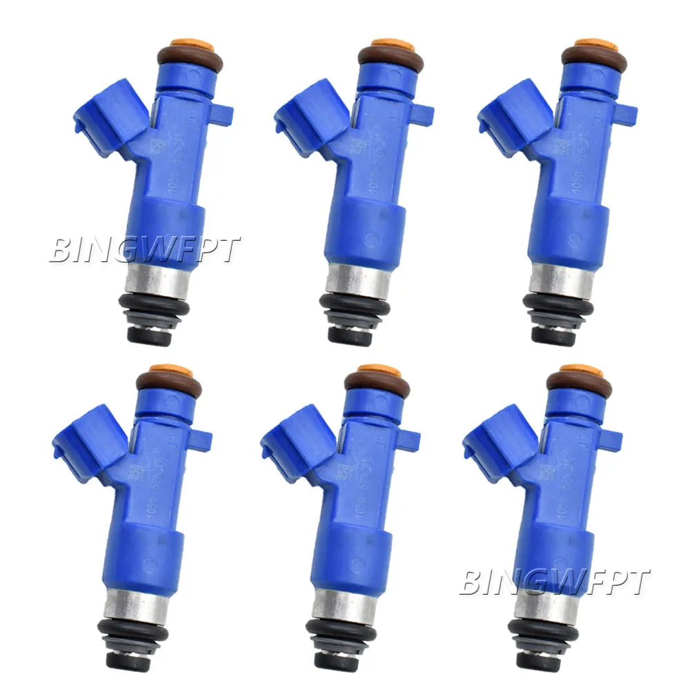 6pcs/lot fuel injectors 14002AN001 14002AN001 16600JF00A 550CC fuel nozzle for Nissan GTR