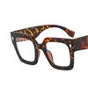 Rice Nails Big Frame Clear Lens Glasses Oversize Square Myopia Nerd Spectacles Degree -0.5 -1.0 -2.0 -3.0 -4.0 to -6.0 2
