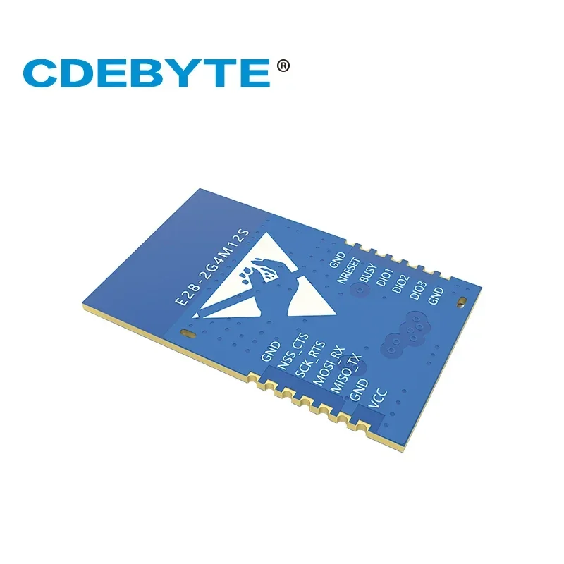 E28-2G4M12S RoHS 2.0 SX1281 LoRa 2.4GHz 12.5dBm SPI IoT Wireless Module GFSK FLRC Bluetooth Transmitter Receiver IPEX PCB