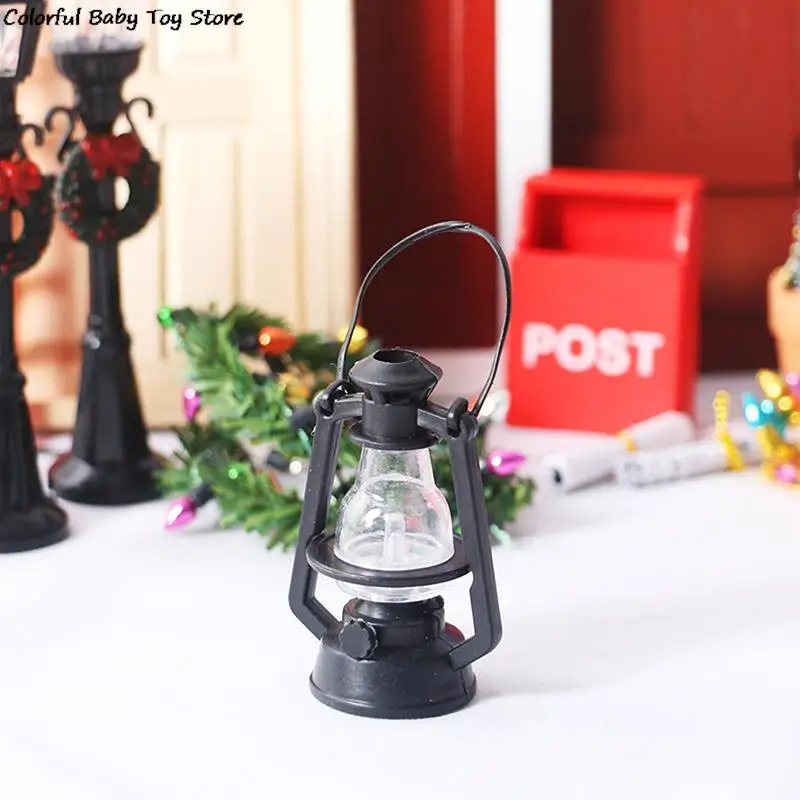 

Миниатюрный Керосиновый Фонарь 1:12, украшения для кукольного домика, гостиной