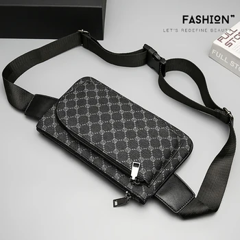 Borsa per uomo borse a tracolla mini borsa a tracolla in pelle stampata da uomo estiva sacoches hommes bolsos para hombre borsa a tracolla bolso hombre