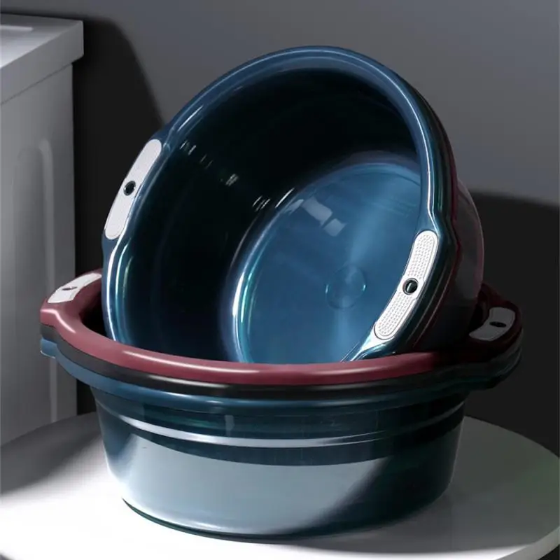 Transparent Washbasin Non-slip Convenient Durable Multipurpose Space Saving Washbasin Shower And Laundry Tub Amphora Basin folding wash basin collapsible wash basin foldable wash basin