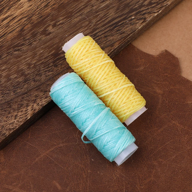 Polyester Waxed Color Thread Leather Stitching  Thread Sewing Leather Hand  - 4pcs - Aliexpress