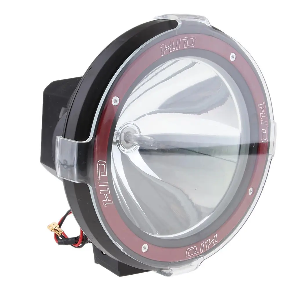 

Dolity 7-дюймовые 55 Вт прожекторные фары HID Xenon 12V Trucks SUV светильник Red