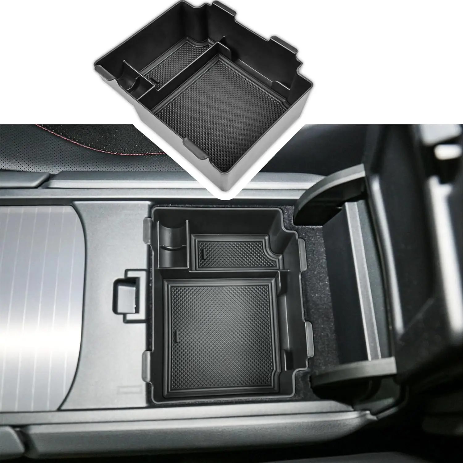 

Center Console Organizer Tray for Acura RDX 2019 2020 2021 2022 2023 2024 Armrest Storage Box Insert Tray Interior Accessories