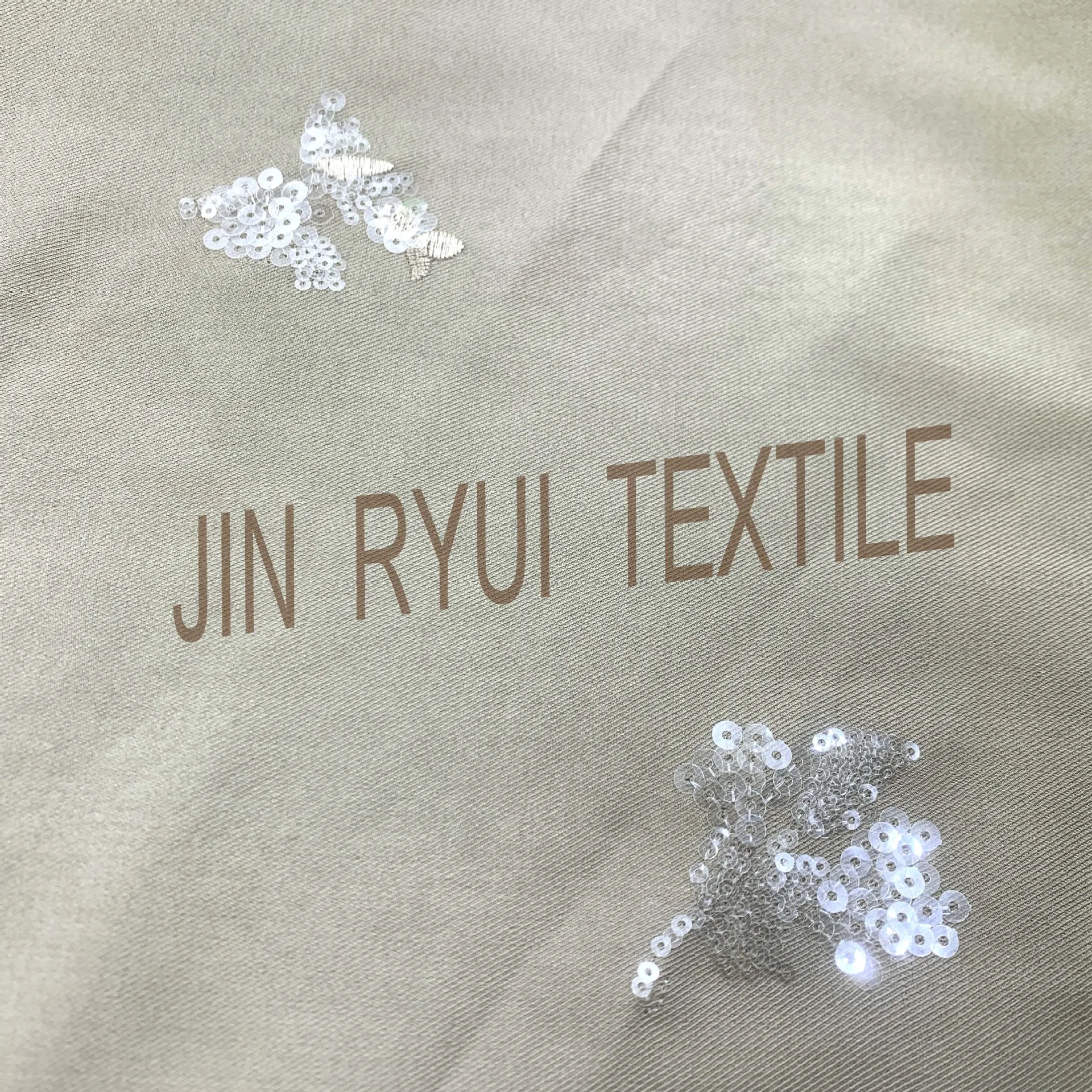 고품질 자수 비즈 원단 TR 패턴 플로럴 디자인, 수트 DIY 장식 셔츠 웨딩드레스 패션 액세서리용