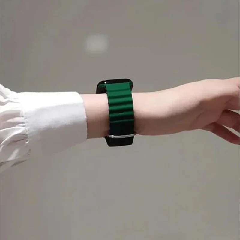 Enhanced Ocean Silicone Strap for Apple Watch – Premium Band Replacement