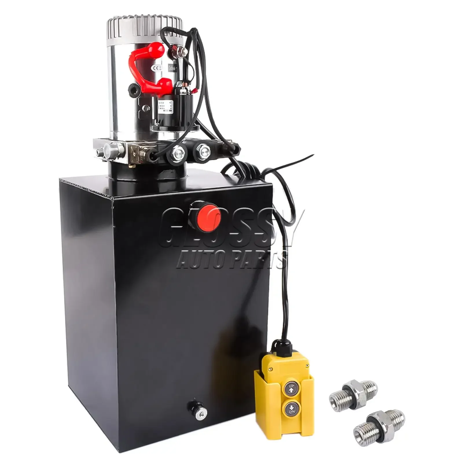 AP03 20 Quart Hydraulic Power Unit 12V DC Double Acting Hydraulic Dump Trailer Pump 5