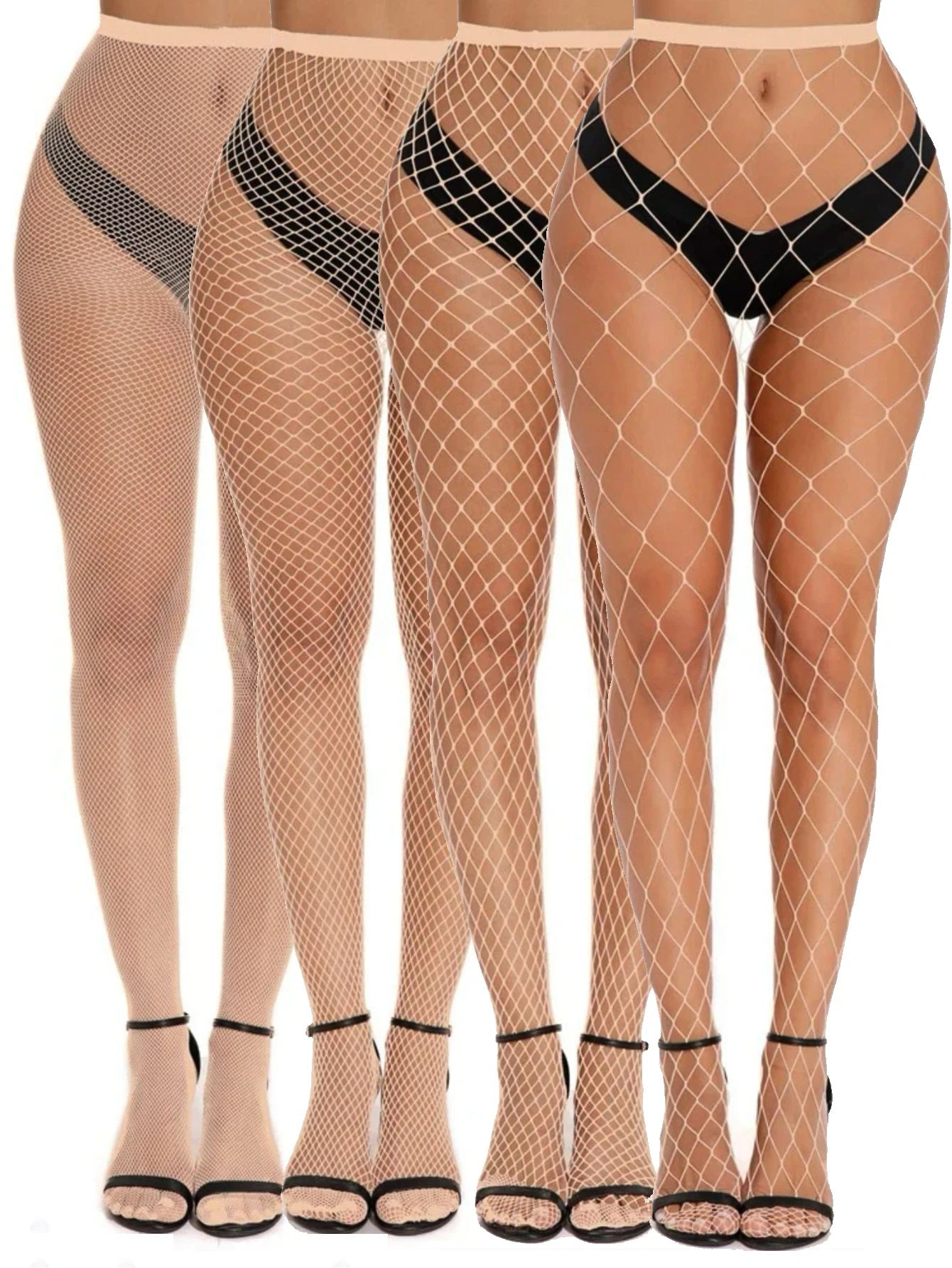 Description Picture 3 of item1PCSexy Fishnet Pantyhose Women Mesh Tights Hollow Out Women Fish Net Stockings Club Party Hosiery Female Sexy Colorful Lingerie