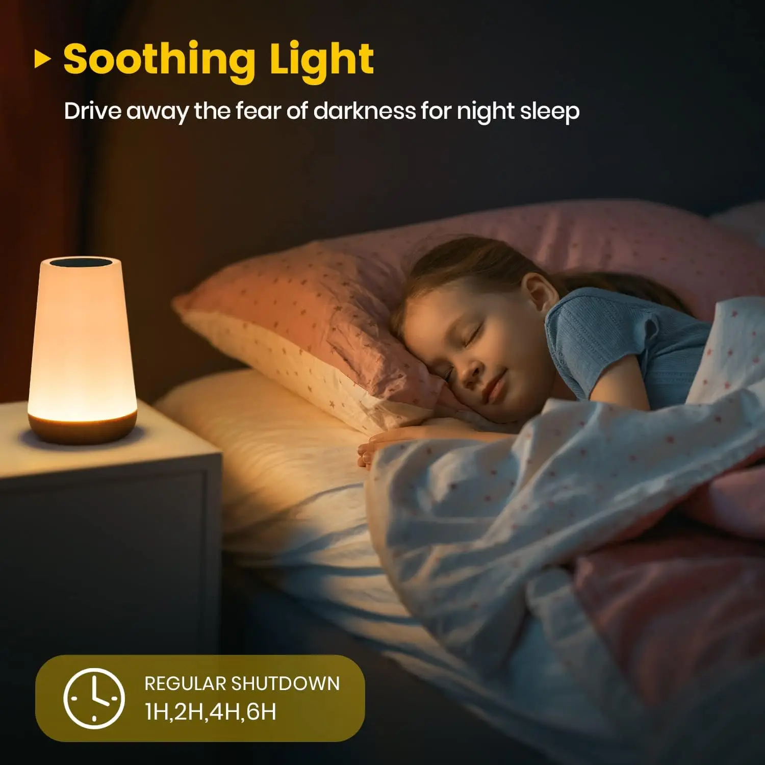 13 Color Changing Night Light RGB Remote Control Touch Dimmable Lamp Portable Table Bedside Lamps USB Rechargeable Night Lamp 6