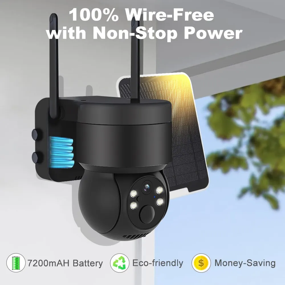 ¾翭  ī޶ ߿    IP ī޶, 7800mAh  ͸ , PIR ΰ   ķ, 4MP