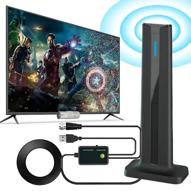Nouvelle antenne récepteur TV numérique DTMB intérieure et extérieure, antenne HDTV numérique haute définition pour ondes terrestres 1