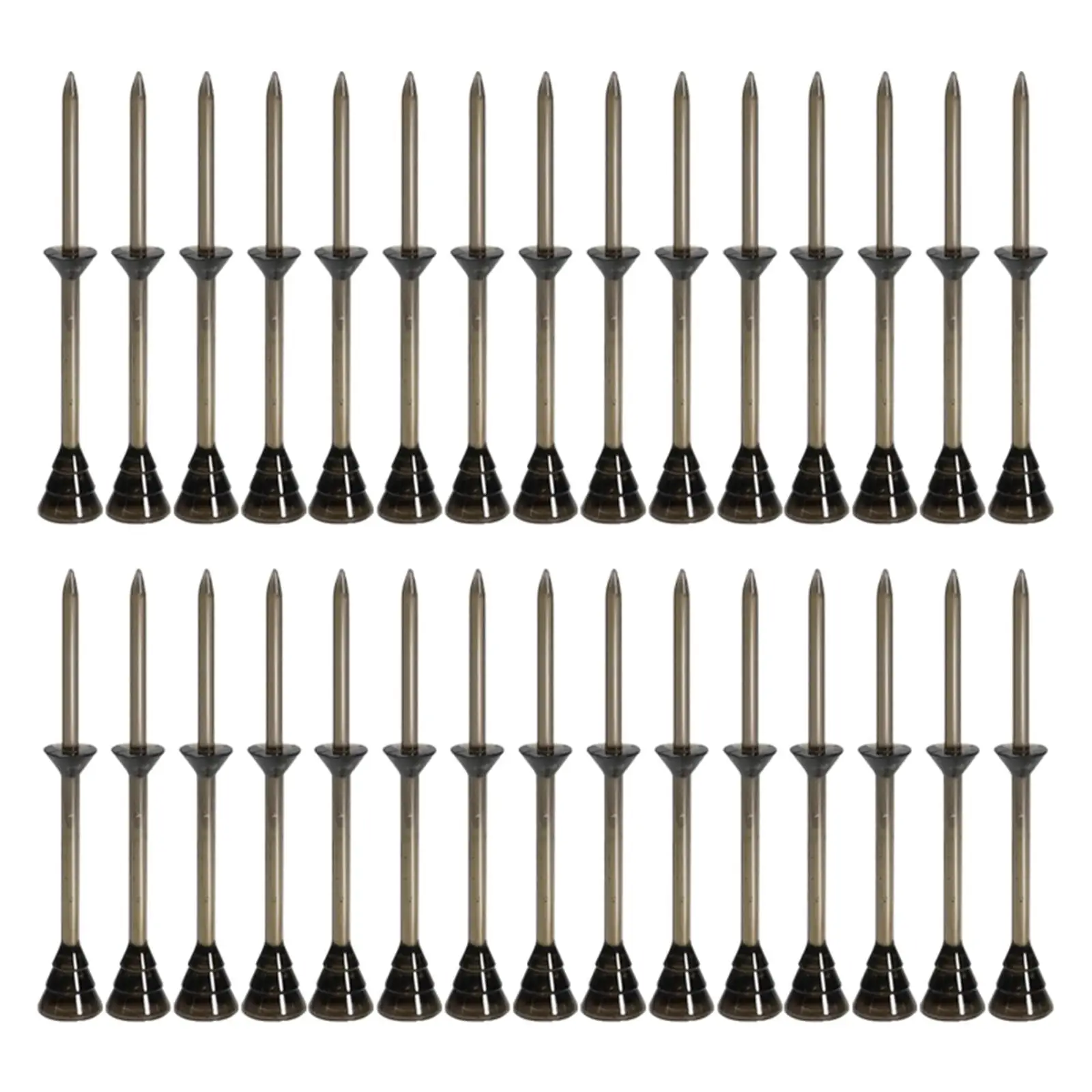 30Pcs Golf Club Tees Tool 83mm Durable Training Training Practice Beginner Golfing Stable Unbreakable Golf Down Tees