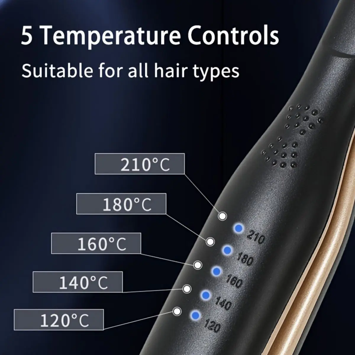 2 In 1 Hair Straightener Curling Iron Mini Pencil Flat Iron for Short Hair Beard StraighteneHome Hair Curlr Ceramic Hair Curlers 5