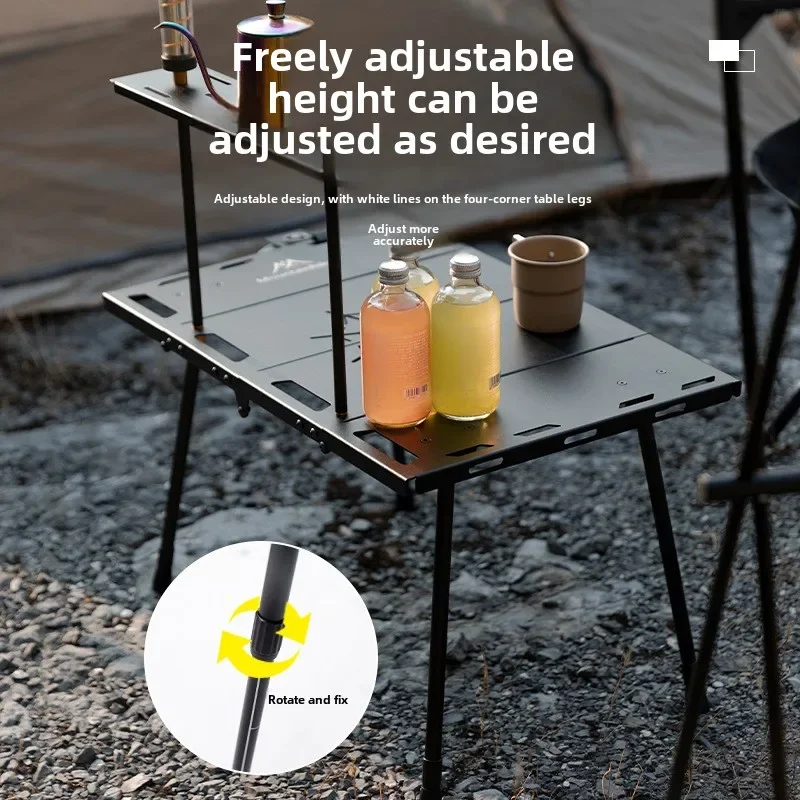 Mountainhiker リフティングテーブル Mountainhiker Folding Table Camping Tactical Table Portable