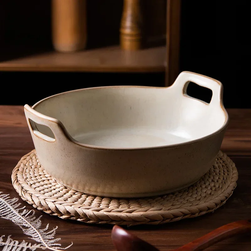 

Большая фарфоровая чаша, керамическая суповая чаша, Бытовая Посуда для кухни, аксессуары для супов, продуктов, салата