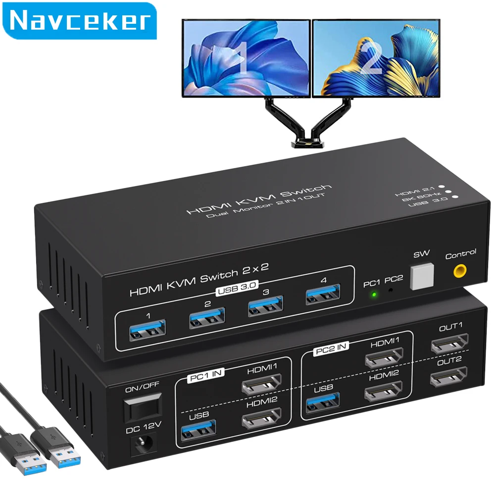 Kvm Switch 2 Monitore