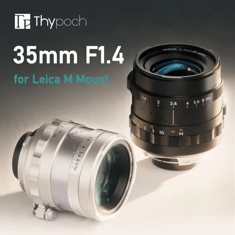 Thypoch 35Mm F1.4 Asph Full Frame Obiettivo Di Messa A Fuoco Manuale Di Grande Apertura Per Fotocamere Leica M Mount Come M3 M6 M7 M8 M9 M9P M10 M240