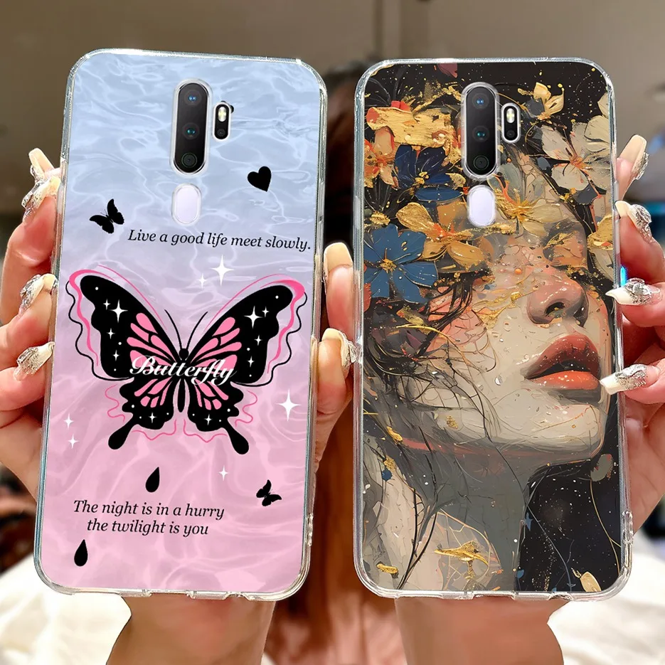 Luxury Shockproof Painted Phone Case with Soft s Bags