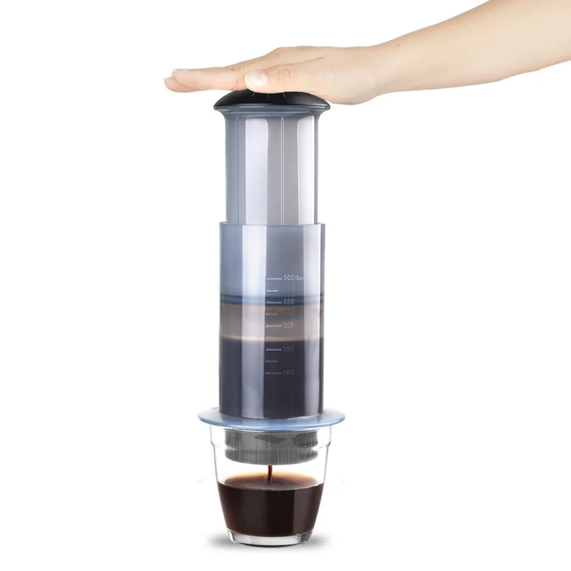 Cafetera portátil Espresso, cápsula de máquina prensa de mano, cafetera  molida, Mini cafetera para viajes y Picnic - AliExpress