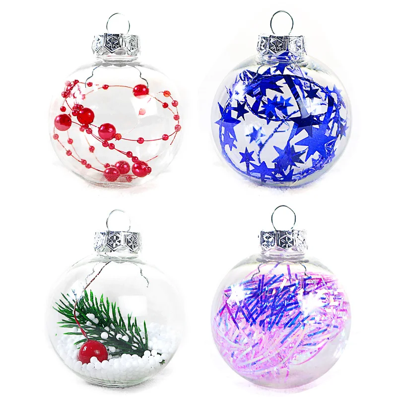 Transparent Christmas Ball Decoration hanging Clear - Temu