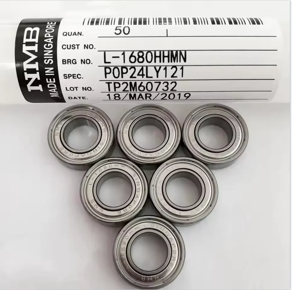 50pcs Original NMB high speed bearing R L-520 630 740 840 850 940 950 1030 1340 1050 1280 1350 1680ZZ miniature bearings miniature ball bearings