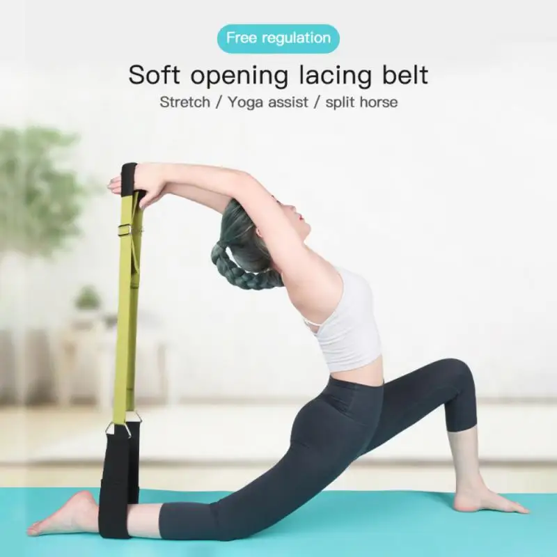 

Yoga Stretching Pull Belt Female One-word Horse Training Splits Stretch Belt Dance Soft Pull Muscle Auxiliary Fitness Equipment