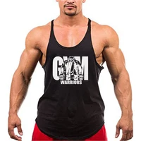 Débardeur de musculation pour hommes, vêtements de sport de marque, en coton respirant, gilets musculaires d'entraînement, chemise d'été sans manches à dos en Y 6