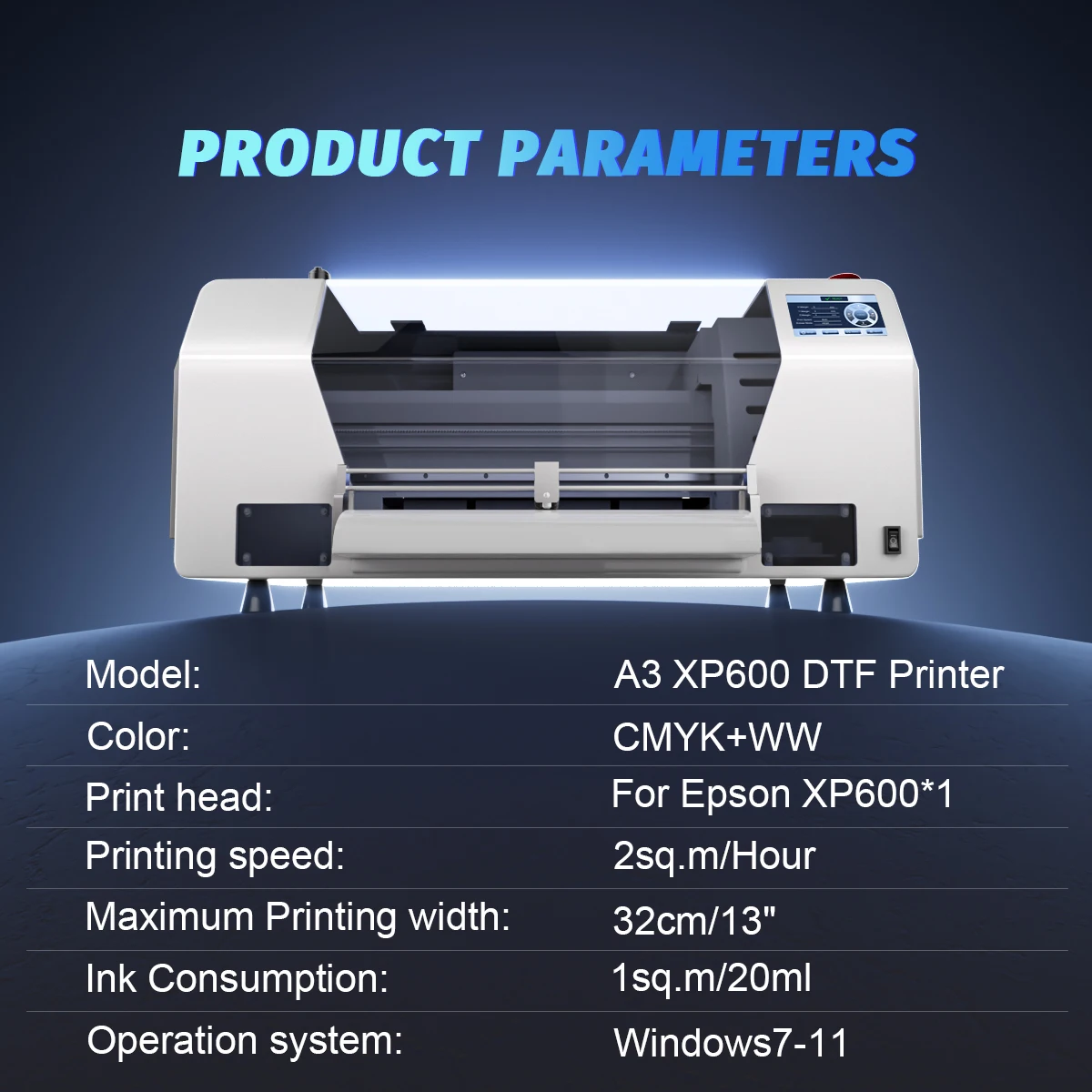 OYfame 33CM DTF Printer A3 For Epson XP600 Directly To Film a3 tshirt printing machine textil a3 Impresora Dtf A3 DTF machine