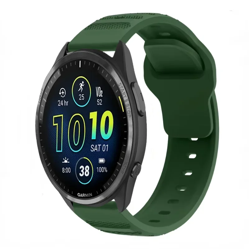 Comfortable & Breathable Silicone Wristband, 20mm/22mm, Replaceable Strap for Smartwatches