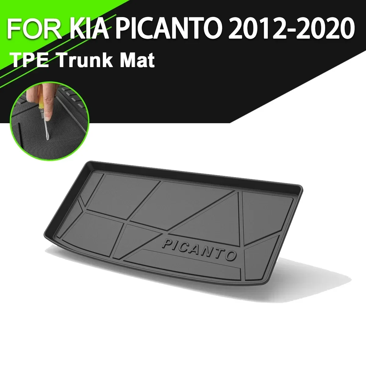 

Waterproof TPE Car Rear Trunk Cover Mat For KIA K2 K3 K4 K5 K5Pro KX1 KX3 KX5 KX7 SORENTO SPORTAGE FORTE PEGAS PICANTO CARENS