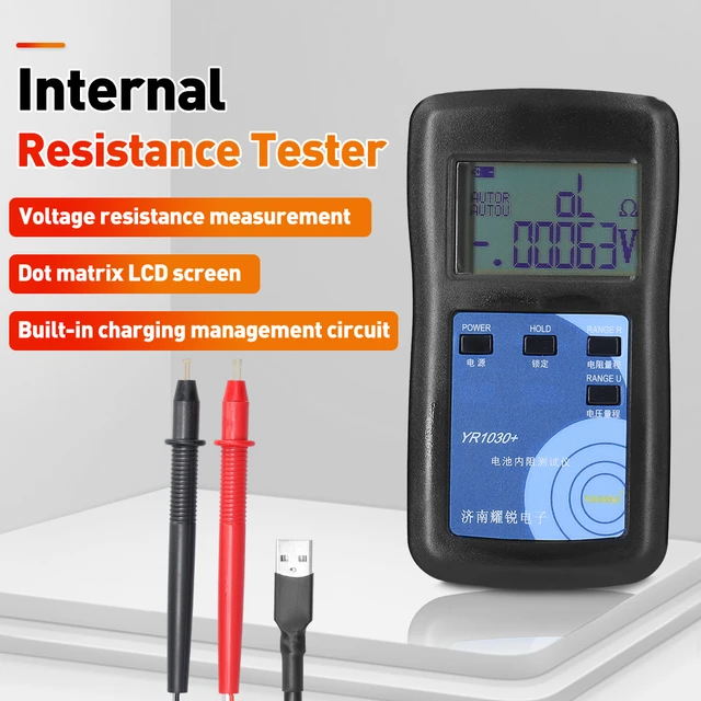 Testeur de résistance interne de batterie au Lithium, Instrument 100V,  groupe de véhicules électriques 18650, 4 fils, YR1035 - AliExpress